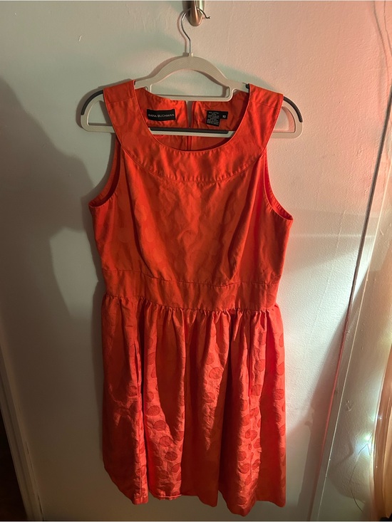 Dana Buchman Dresses & Skirts - ⭐️Dana Buchman Bright Coral Sleeveless Fit-and-Flare Dress